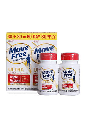Schiff Move FreeII型胶原蛋白软骨精华素白瓶60粒