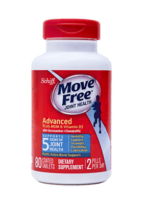 Schiff Move Free氨糖软骨素/Move Free维骨力蓝瓶80粒